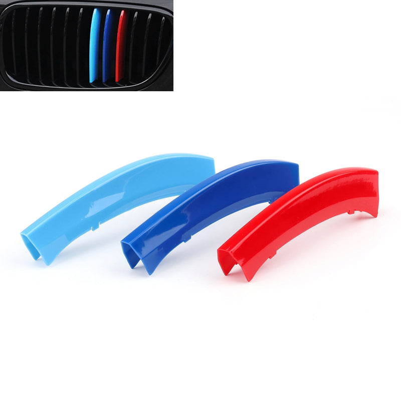 M Sport Kidney Grill 3 Colour Cover Strip For BMW X3 11-17 X4 2014 Cap Clip