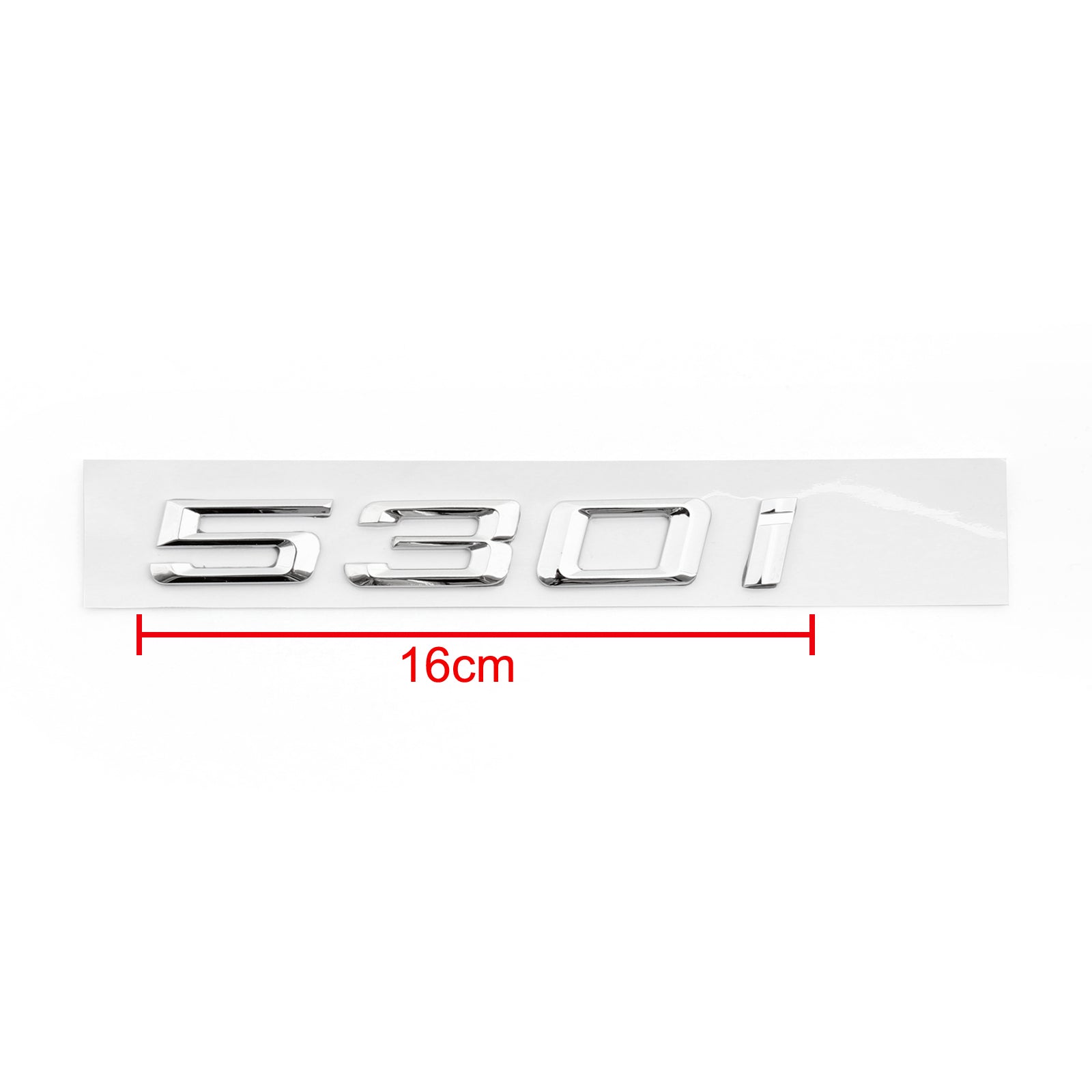 Car Rear Badge Emblem Metal 530i For BMW 5 Series E60 E61 F10 F11 Chrome