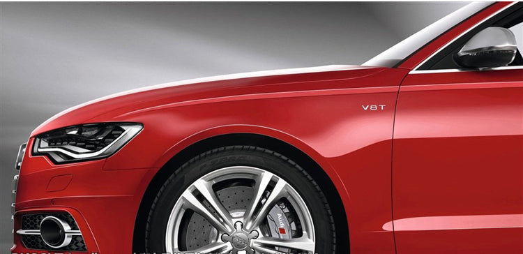 Emblema V8T para Audi A1 A3 A4 A5 A6 A7 Q3 Q5 Q7 S6 S7 S8 S4 SQ5 cromado genérico