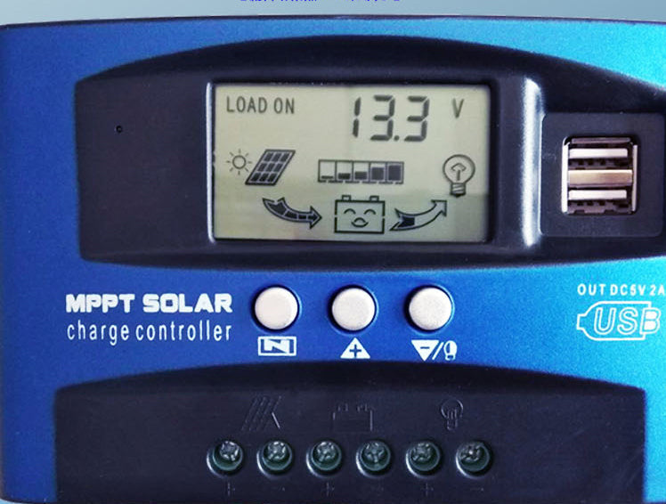 Controlador de carga del regulador del panel solar MPPT 30/40/50/60/100A 12V/24V Seguimiento de enfoque automático 