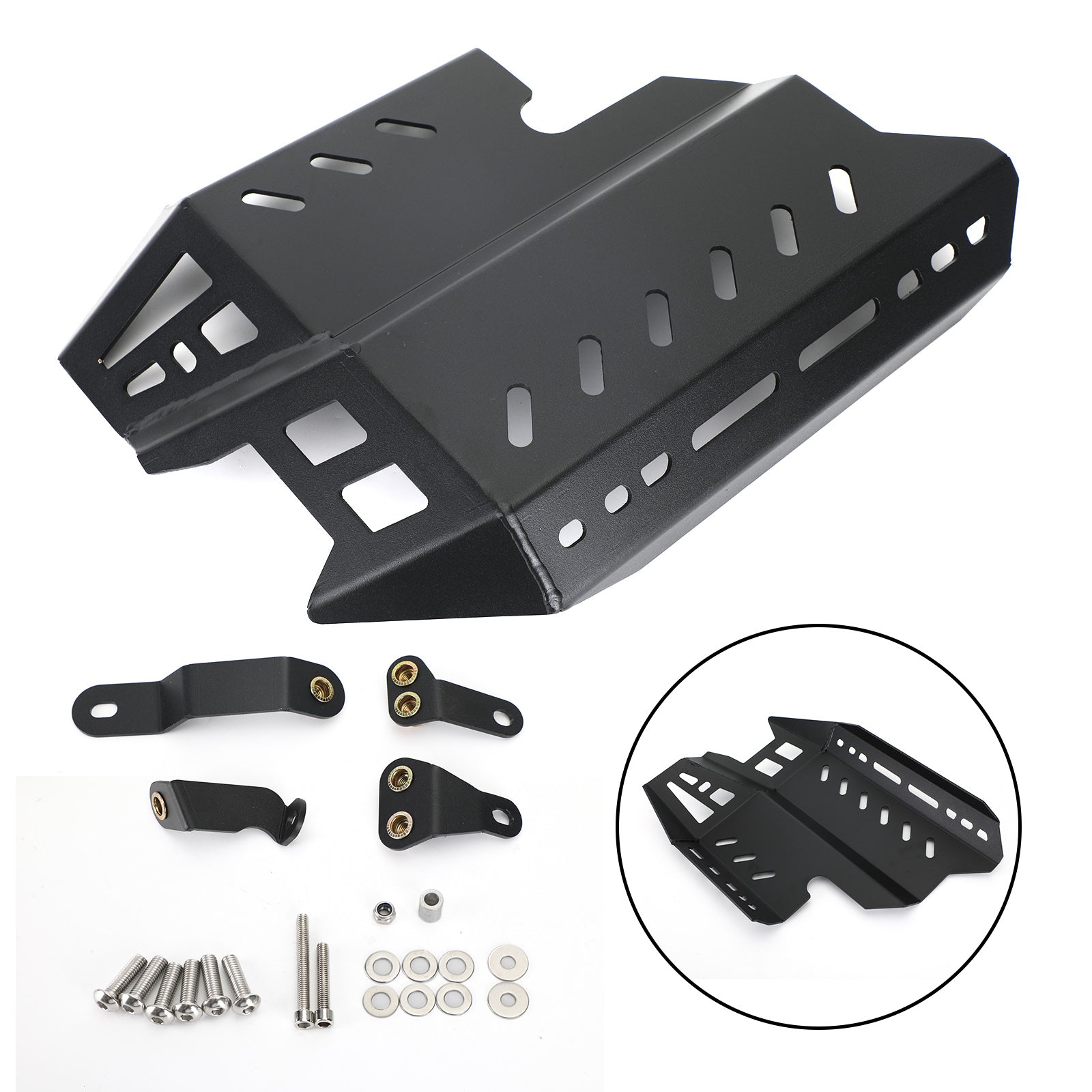 Engine Guard Skid Plate Aluminium 3mm for Honda CB400X CB500X 2019-2021 Generic