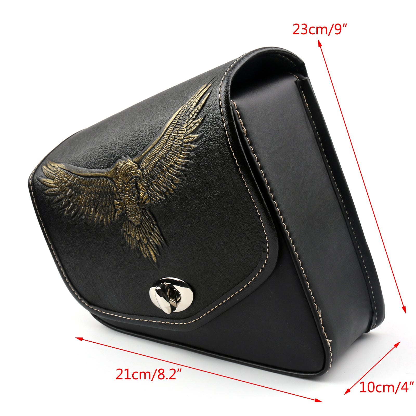 Leather Left/Right side Saddlebag Saddle Bag For Sportster XL 883 XL 1200