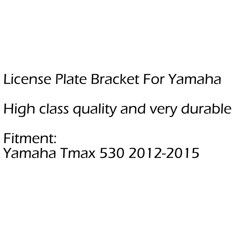 Guardabarros de soporte de montaje de matrícula para Yamaha Tmax 530 2012-2015 genérico