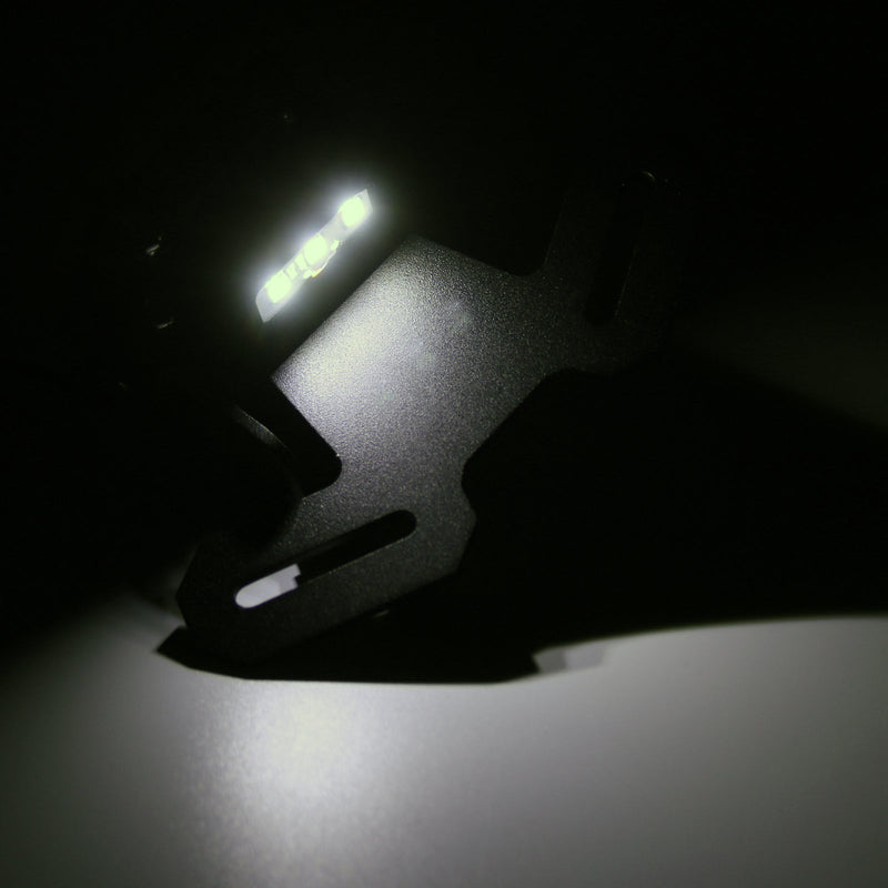 طقم مزيل الحاجز الخلفي الذيل لوحة ترخيص مرتبة لكاواساكي Z900 2017 LED عام