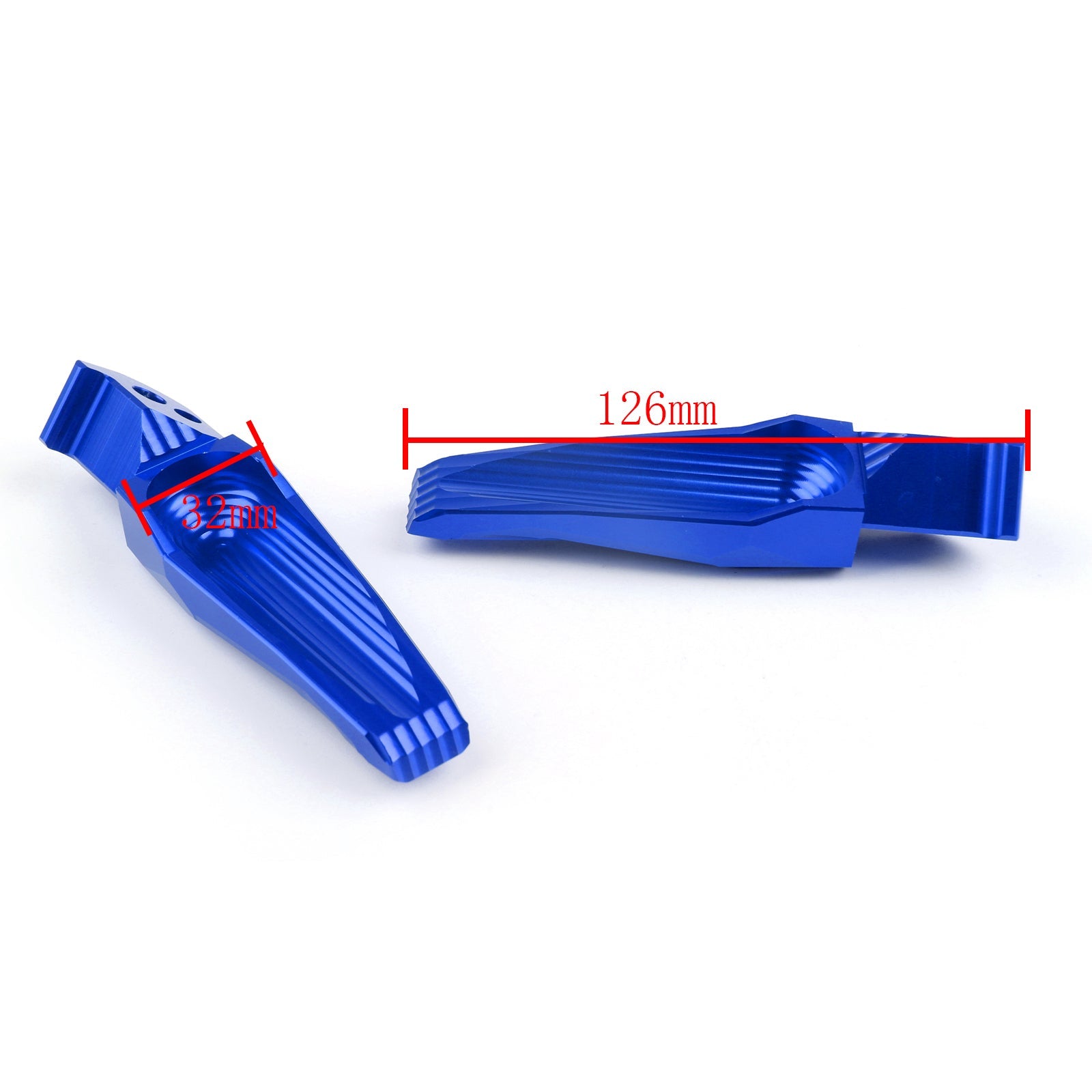 CNC Rear Foot Pegs Pedal For Yamaha TMAX500 TMAX 530 XP530 XP500 MT07 MT09 Blue Generic