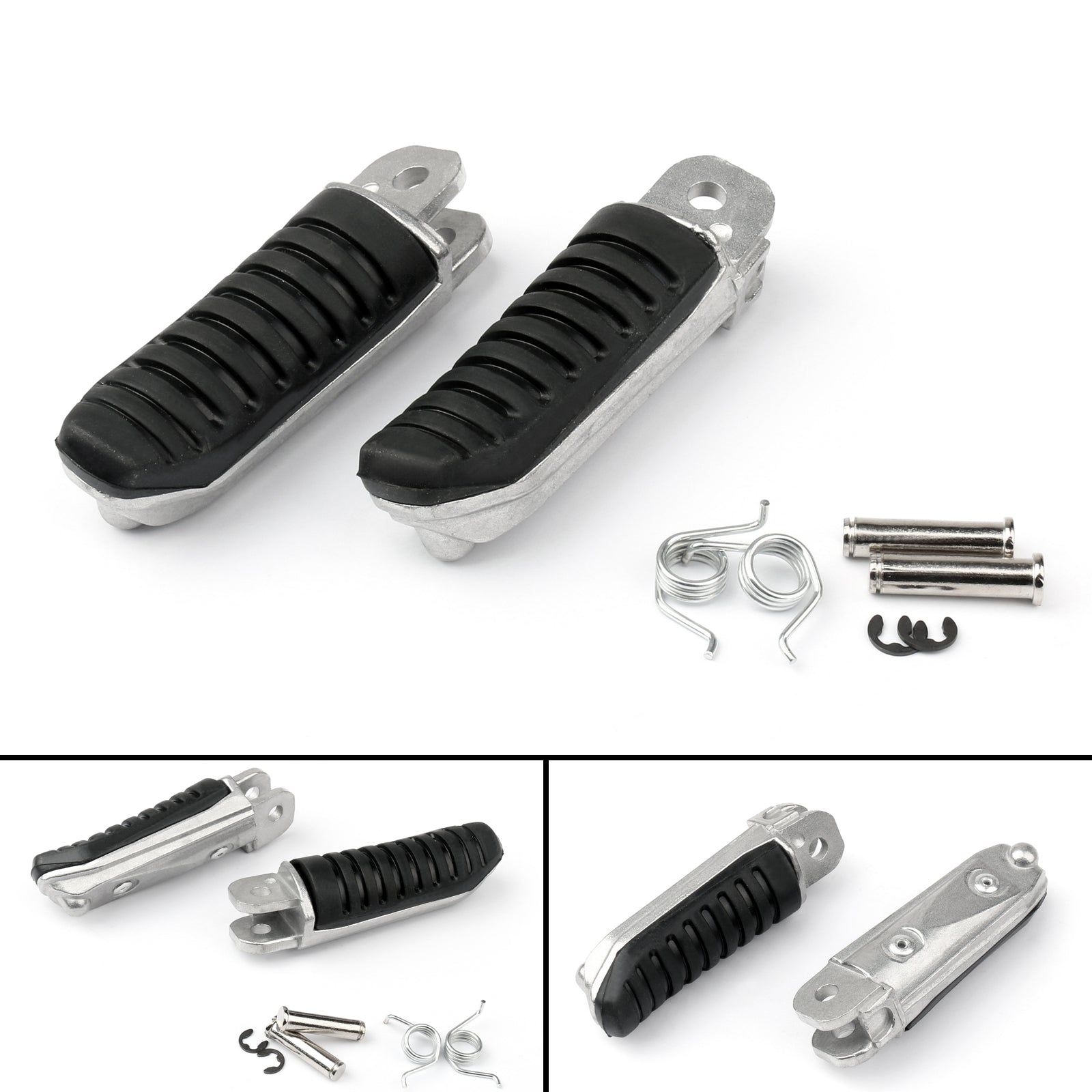 Front Footrest Pedals Foot Pegs For Suzuki GSXR600 GSX-R GSX 750 1000 GSF600