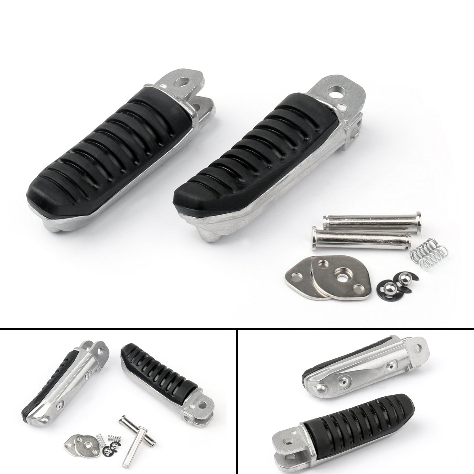 F/R Footrest Pedals Foot Pegs For Suzuki GSXR600 GSX-R GSX 750 1000 GSF600 Generic