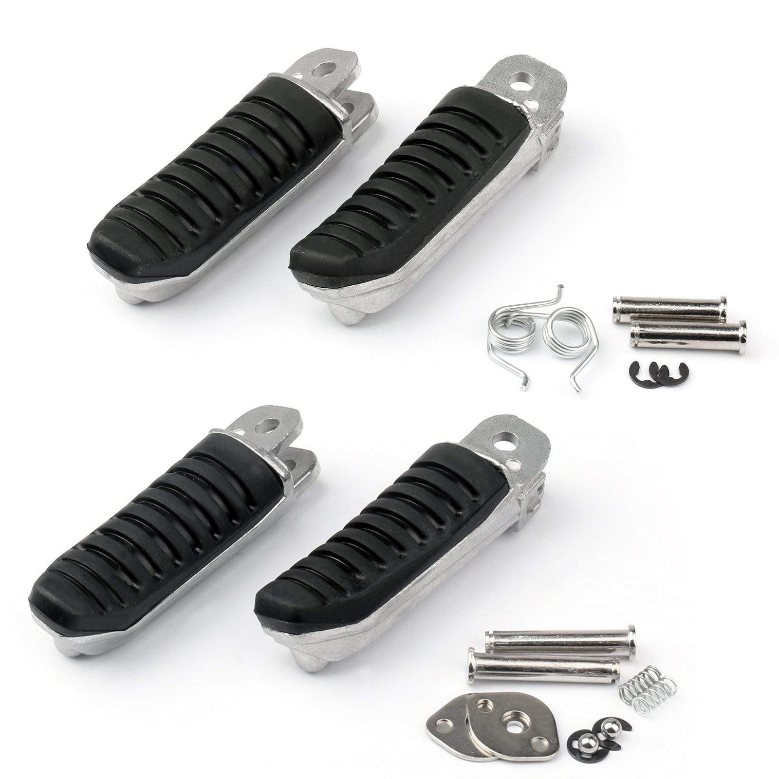 F/R Footrest Pedals Foot Pegs For Suzuki GSXR600 GSX-R GSX 750 1000 GSF600