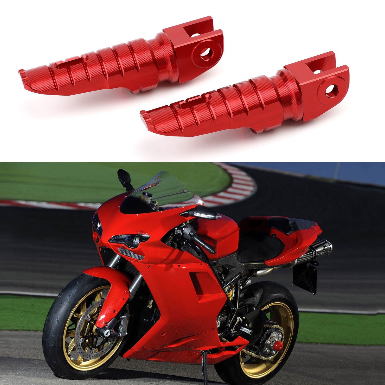 Passenger Rear Foot Peg Footrest For DUCATI 959 1199 PANIGALE 1098 1198 Generic