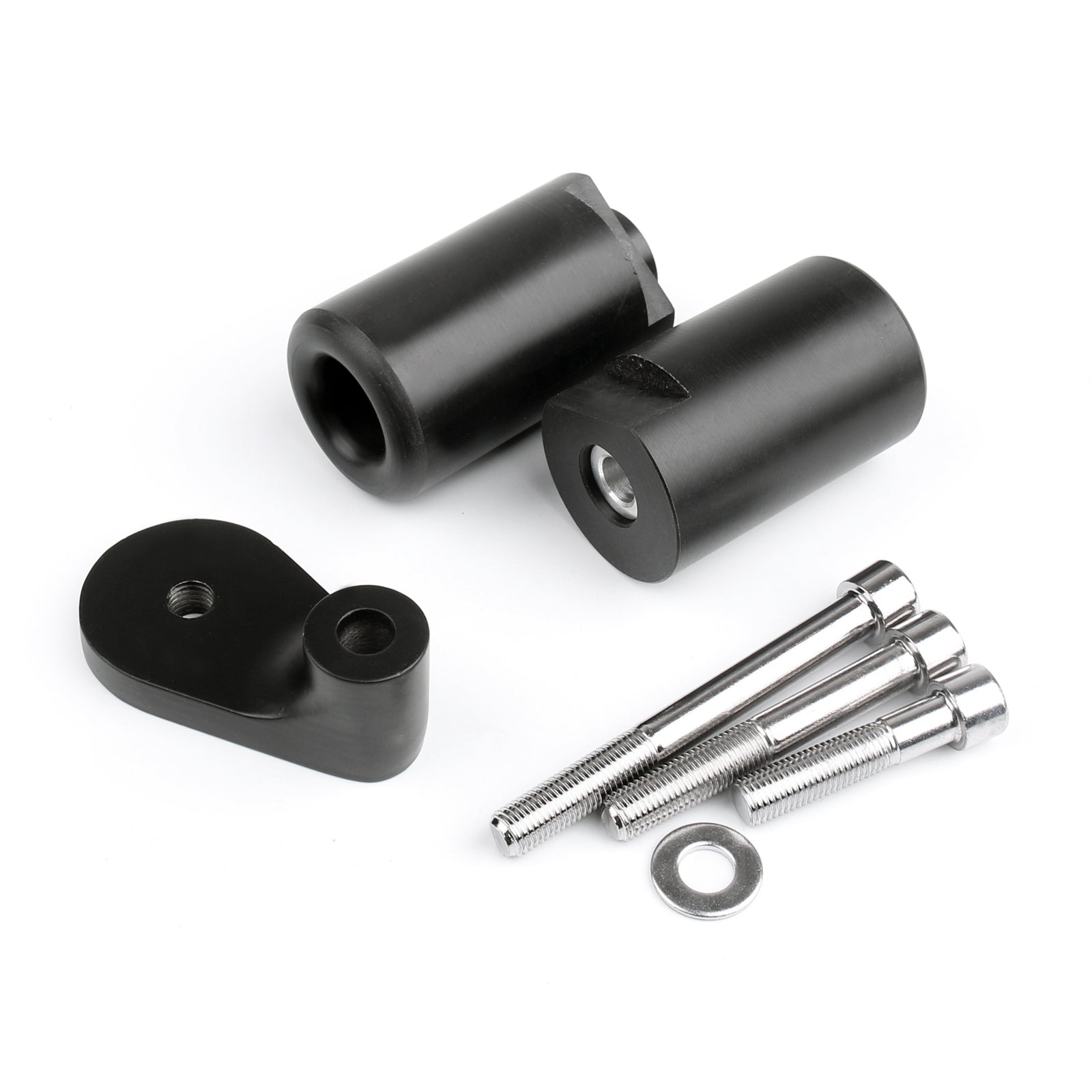 Frame Sliders Crash Protector Suzuki GSXR 1000 2001-2002 No Cut Black Generic