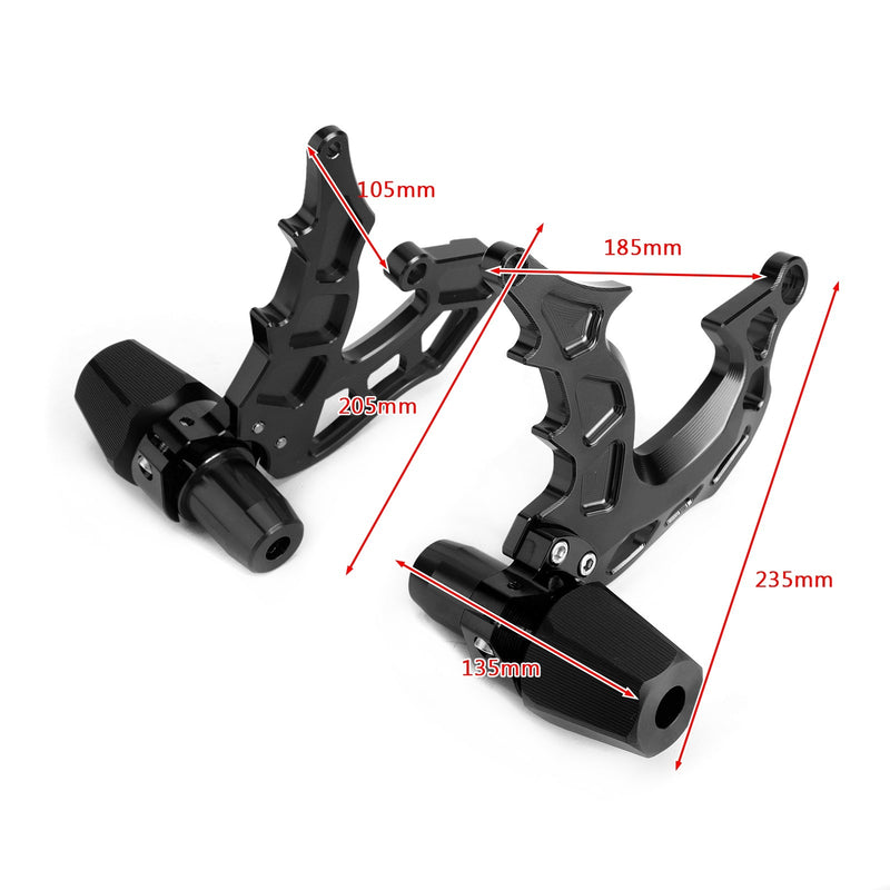 Frame Sliders Crash Pad Protector Engine Guard para Yamaha FZ-07 MT-07 MT07 14-18 Genérico