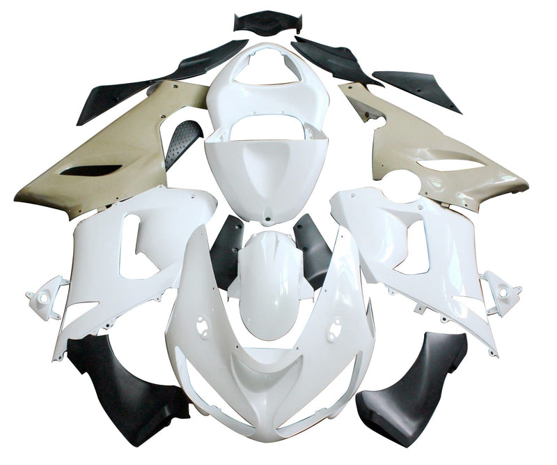 Fairings 2005-2006 Kawasaki ZX6R 636 Ninja Primal فقط غير مطلي عام