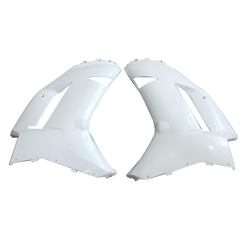 Fairings 2007-2008 Kawasaki ZX6R ZX636 West Ninja Primal فقط غير مطلي عام