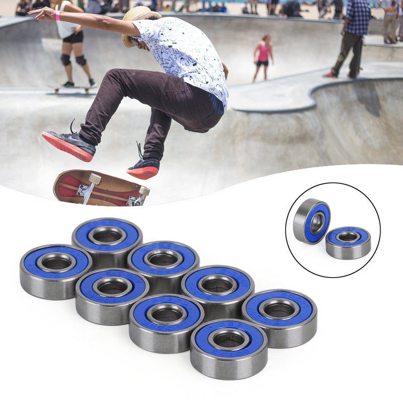 Skateboard Longboard Wheelchair Bearings Percision 608RS ABEC9 Bearing 8x22x7mm