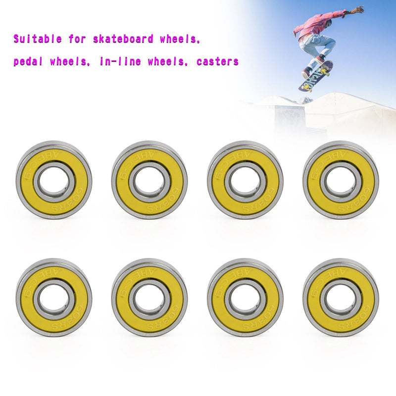 Rodamientos para silla de ruedas de patineta Longboard Percision 608RS ABEC9 rodamiento 8x22x7mm