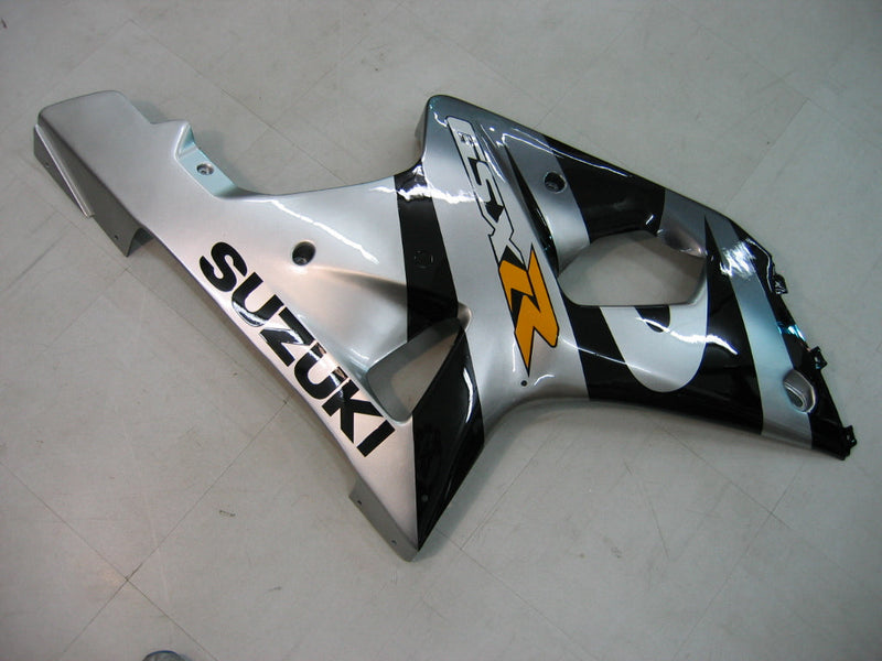 Fairings 2000-2002 Suzuki GSXR 1000 Silver & Black  Generic