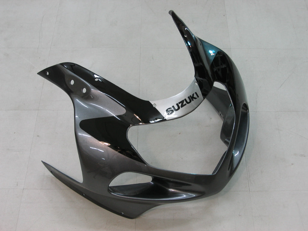 Fairings 2000-2002 سوزوكي GSXR 1000 فضي وأسود عام