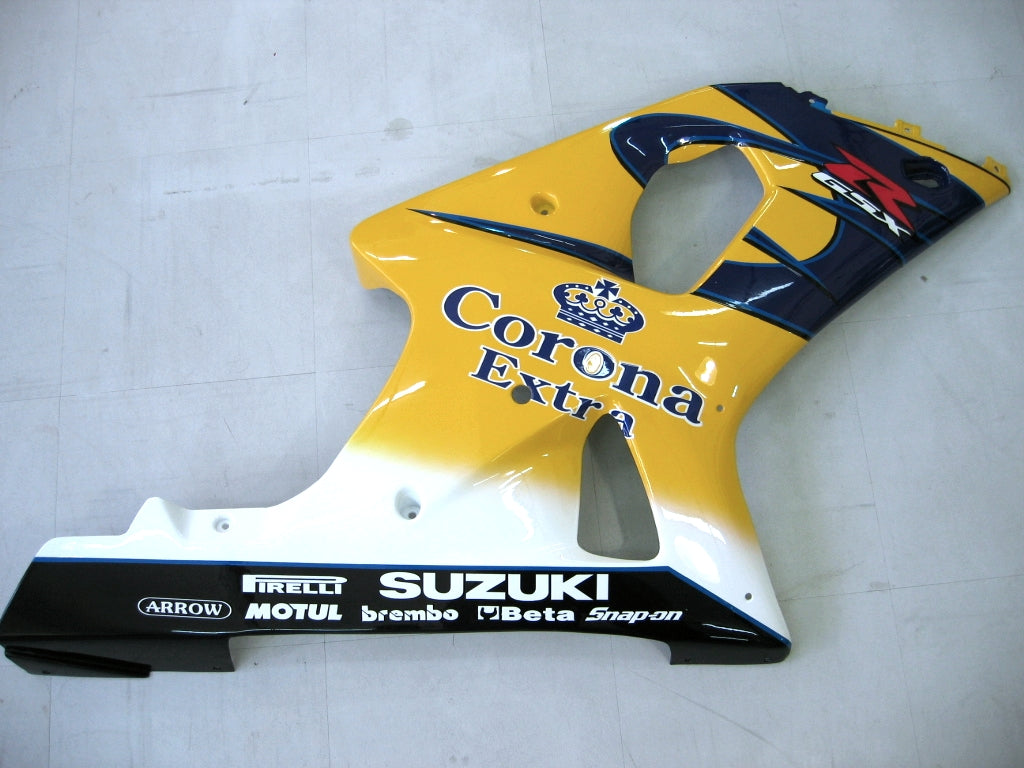 Fairings 2000-2002 سوزوكي GSXR 1000 أصفر وأزرق كورونا GSXR عام