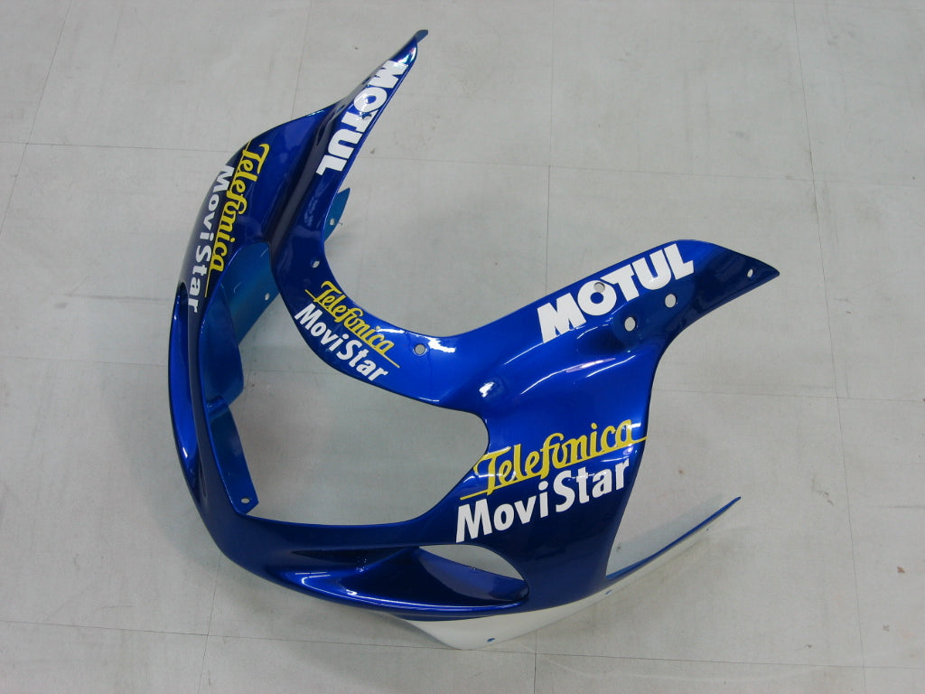 Fairings 2000-2002 سوزوكي GSXR 1000 أزرق موفيستار Generic