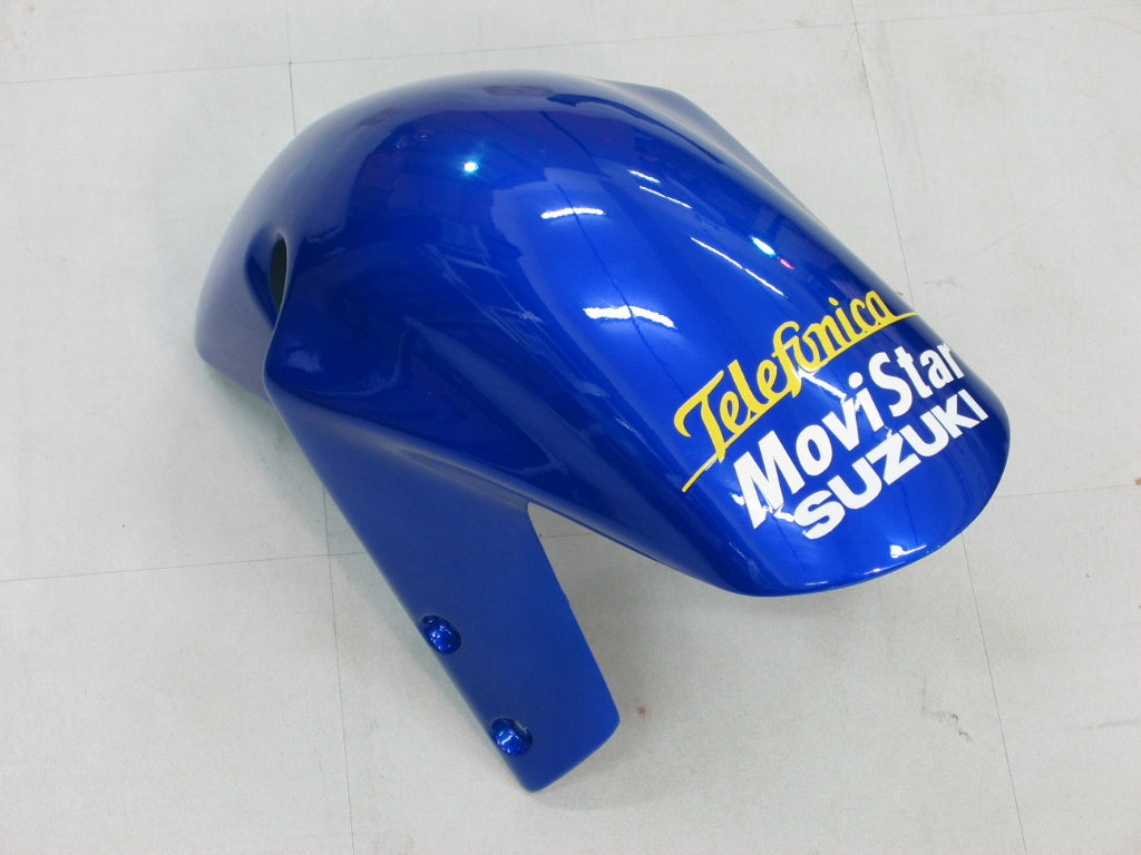 Fairings 2000-2002 سوزوكي GSXR 1000 أزرق موفيستار Generic