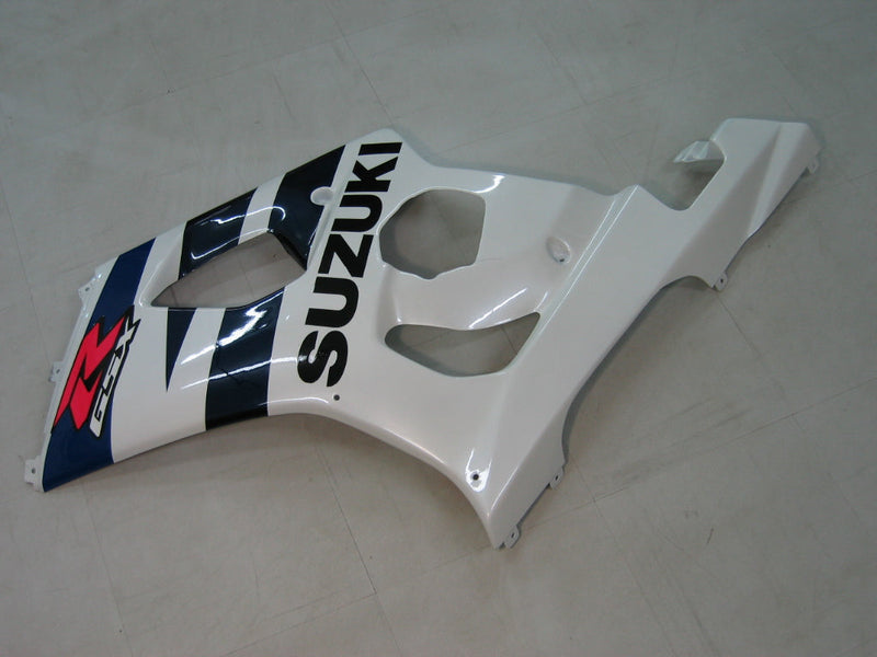 Fairings 2003-2004 سوزوكي GSXR 1000 أبيض وأزرق GSXR عام