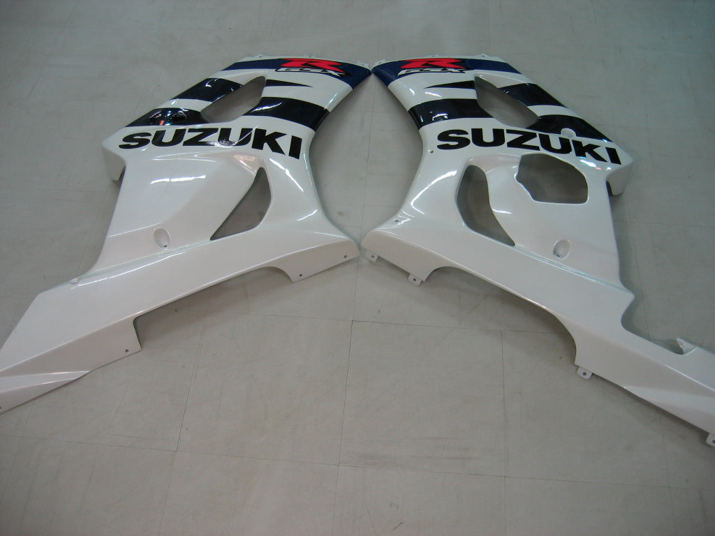 Fairings 2003-2004 سوزوكي GSXR 1000 أبيض وأزرق GSXR عام