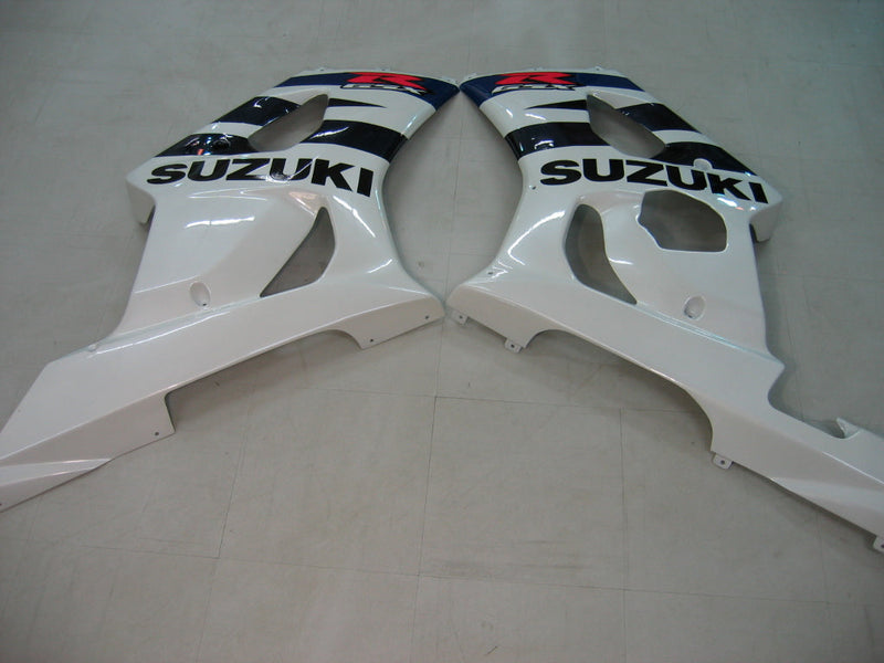 Carenados 2003-2004 Suzuki GSXR 1000 Blanco y Azul GSXR Genérico