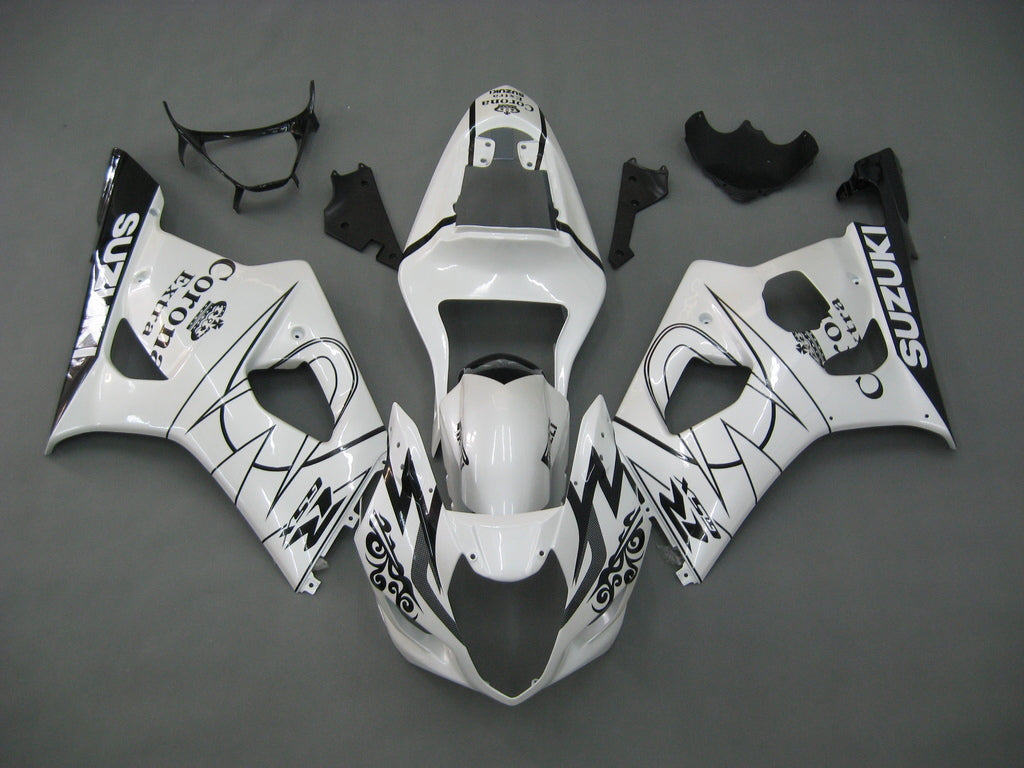 Fairings 2003-2004 سوزوكي GSXR 1000 أبيض كورونا GSXR عام