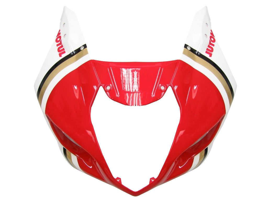 Fairings 2003-2004 Suzuki GSXR 1000 White and Red Lucky Strike  Generic