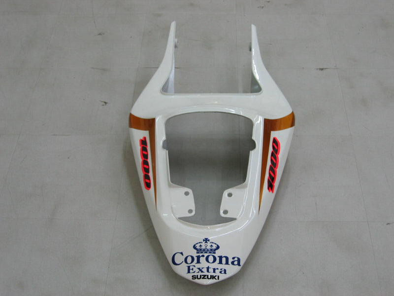 Carenados 2003-2004 Suzuki GSXR 1000 Amarillo y Blanco Corona Genérico