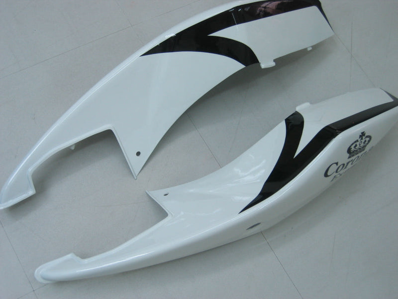 Fairings 2005-2006 سوزوكي GSXR 1000 أبيض أسود Alstare Generic
