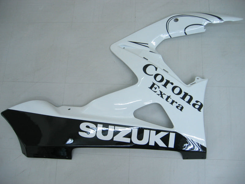 Carenados 2005-2006 Suzuki GSXR 1000 Blanco Negro Alstare Genérico