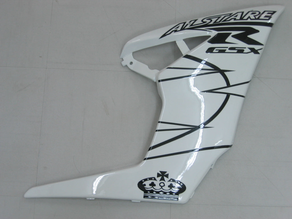 Fairings 2005-2006 Suzuki GSXR 1000 White Black Alstare  Generic