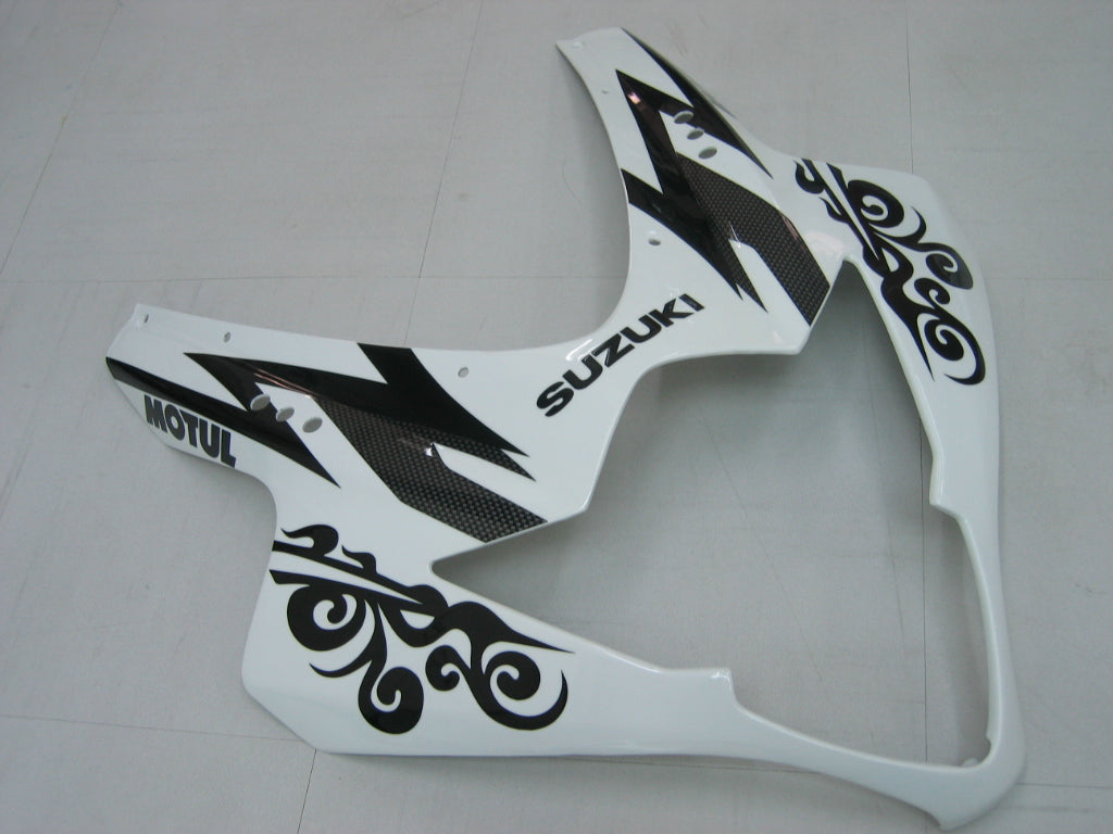 Fairings 2005-2006 Suzuki GSXR 1000 White Black Alstare  Generic