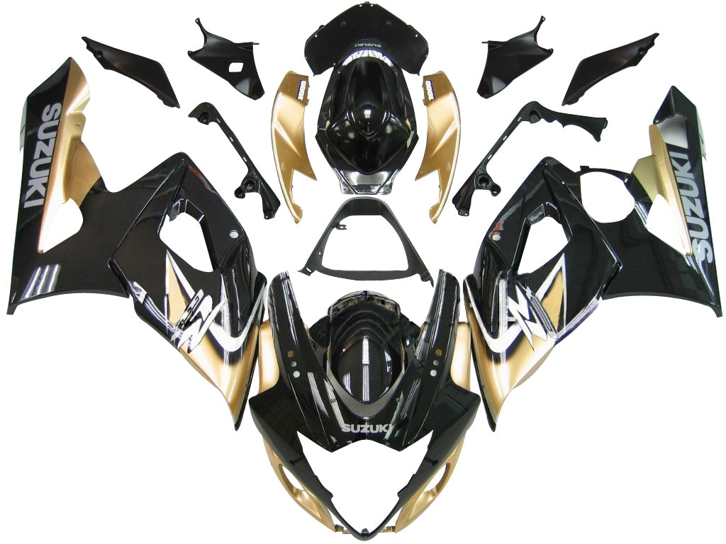 Fairings 2005-2006 Suzuki GSXR 1000 Black & Gold GSXR  Generic