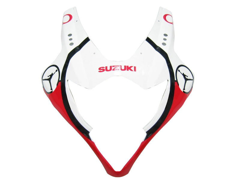 Fairings 2005-2006 Suzuki GSXR 1000 White & Red Jordan  Generic