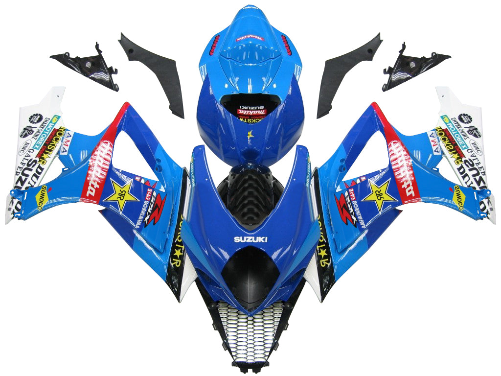 Fairings 2007-2008 Suzuki GSXR 1000 Blue Rockstar   Generic