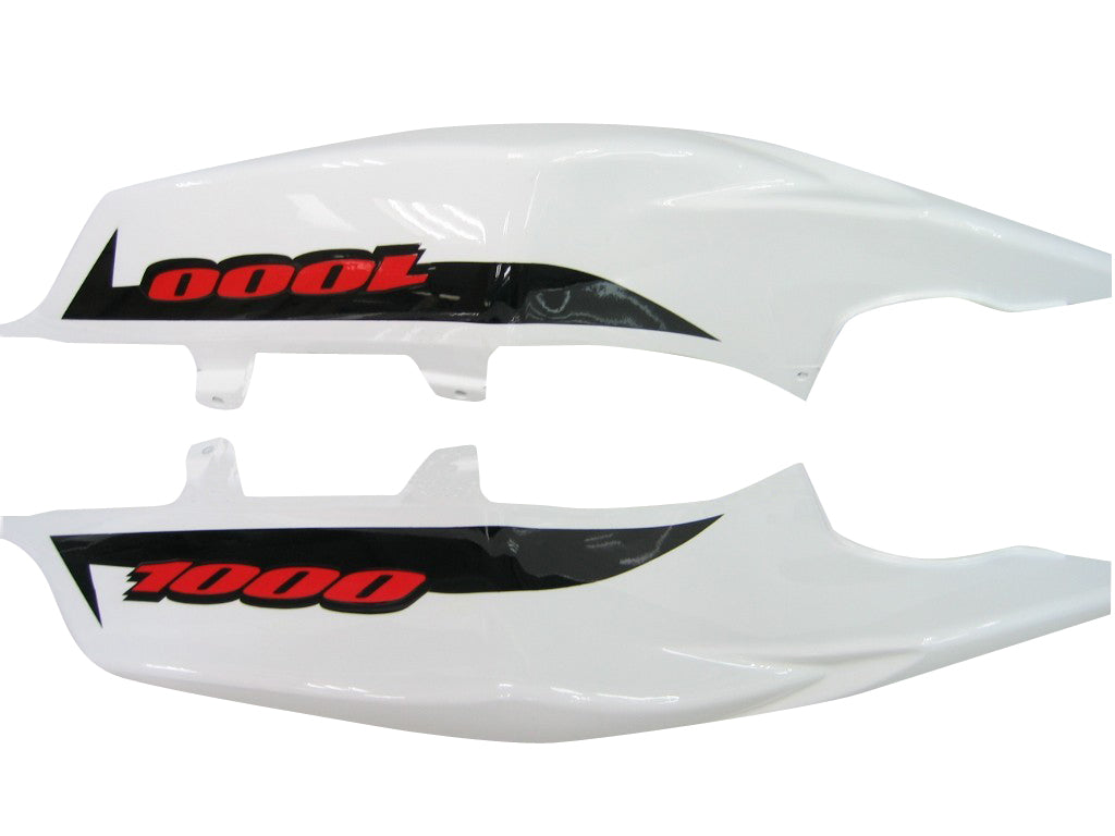 Fairings 2007-2008 Suzuki GSXR 1000 White & Black GSXR  Generic