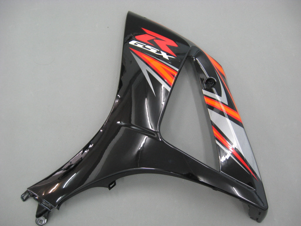 Fairings 2007-2008 Suzuki GSXR 1000 Black & Orange GSXR  Generic