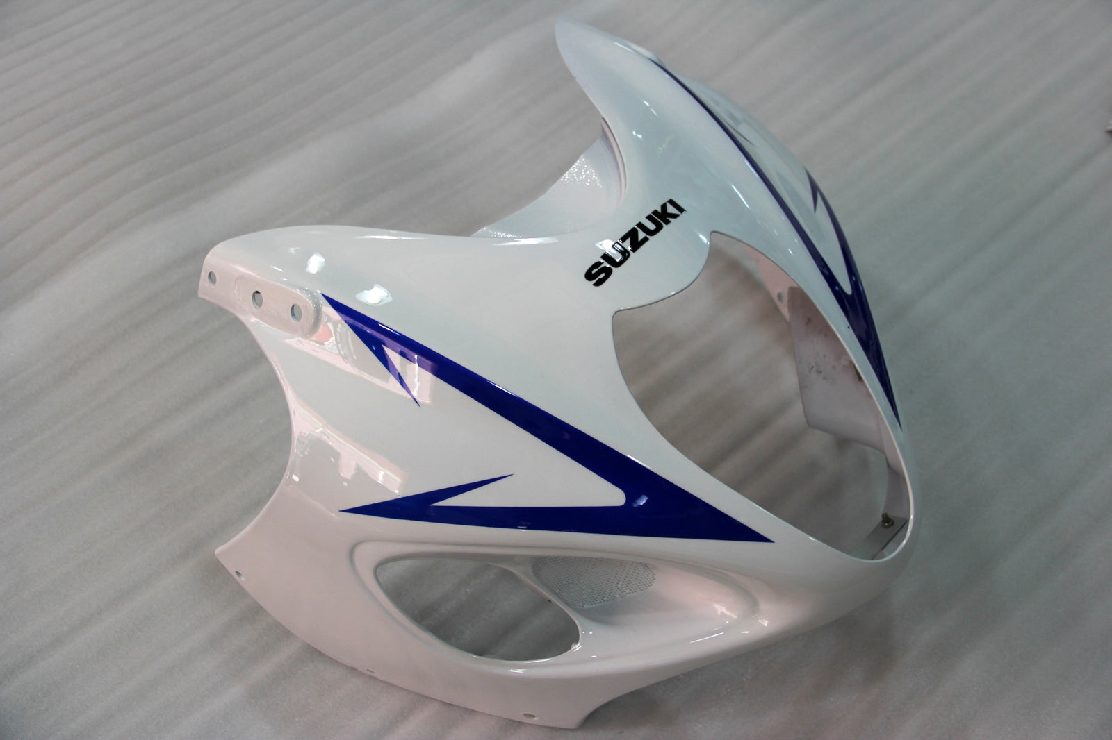 Fairings 2008-2020 Suzuki GSX 1300 Hayabusa White Grey Blue  Generic