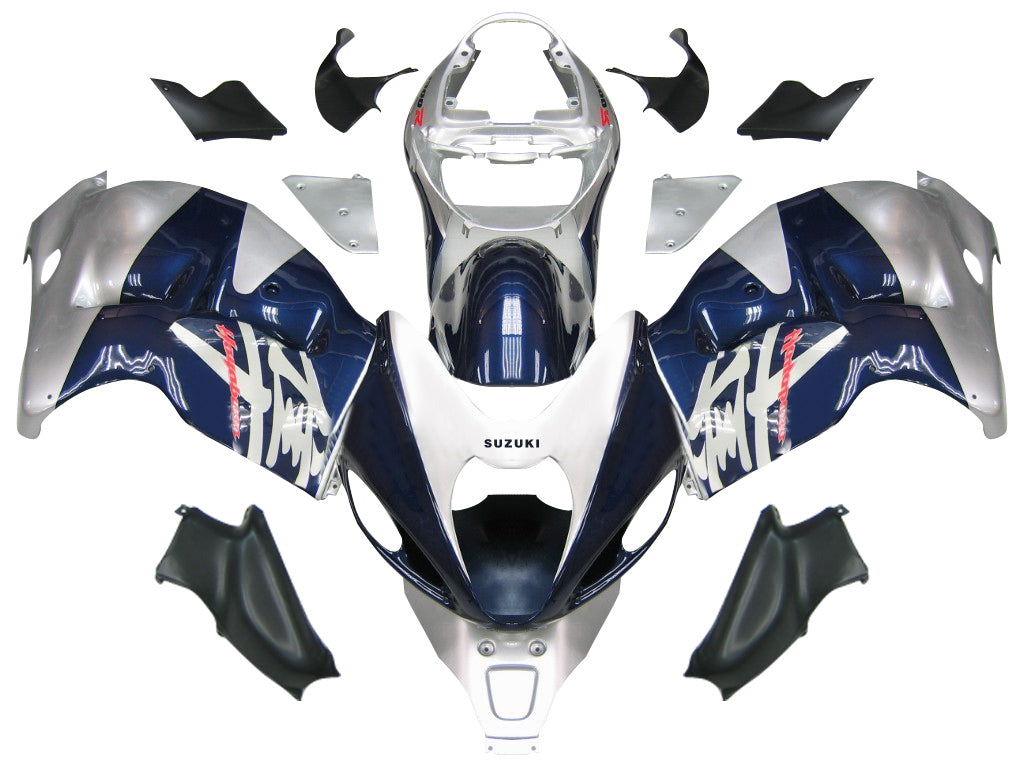 Fairings 1999-2007 سوزوكي GSX1300 هايابوسا هايابوسا أزرق وفضي هايابوسا عام