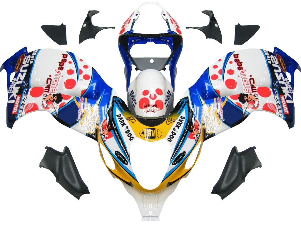 Fairings 1999-2007 سوزوكي GSX1300 هايابوسا متعدد الألوان بيبيفون عام