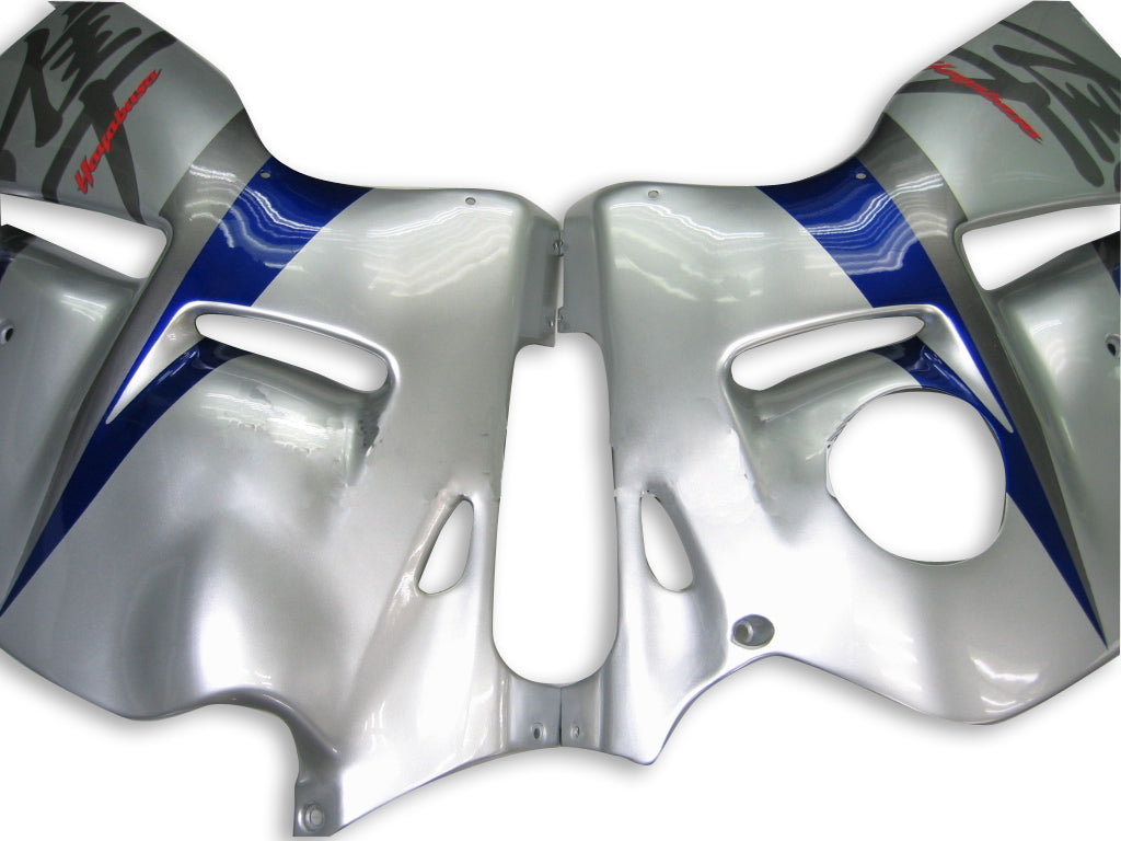 Fairings 1999-2007 سوزوكي GSX1300 هايابوسا فضي وأزرق هايابوسا عام