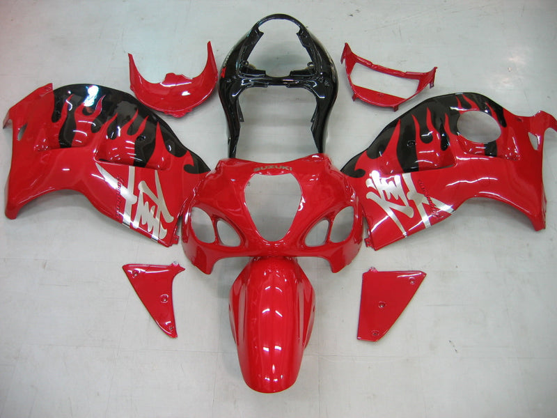 Fairings 1999-2007 سوزوكي GSX1300 هايابوسا أحمر وأسود هايابوسا عام