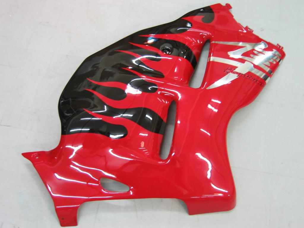 Fairings 1999-2007 سوزوكي GSX1300 هايابوسا أحمر وأسود هايابوسا عام