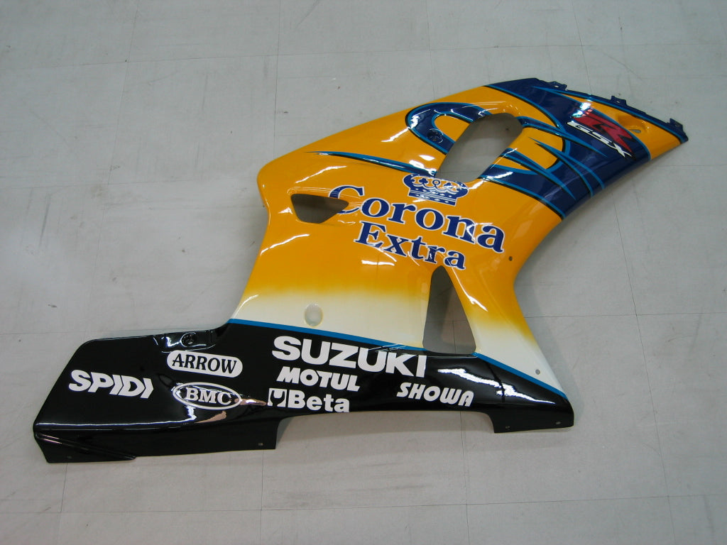 Fairings 2001-2003 Suzuki GSXR 600 Yellow & Blue Corona GSXR  Generic