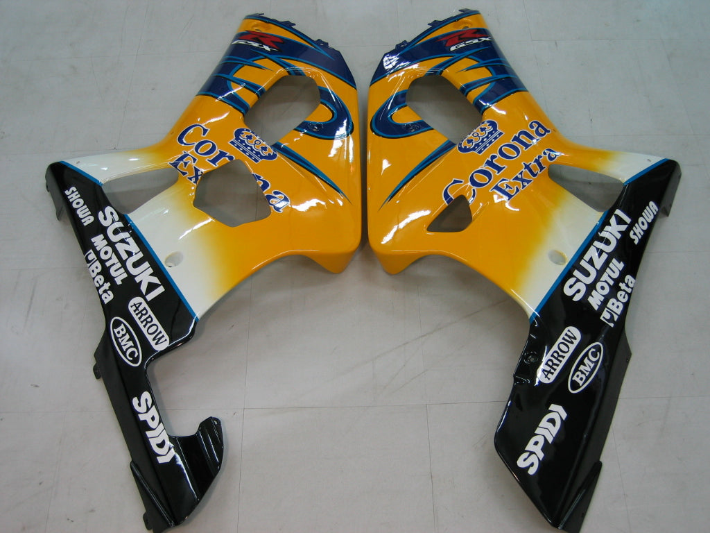 Fairings 2001-2003 Suzuki GSXR 600 Yellow & Blue Corona GSXR  Generic