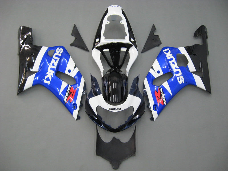 Fairings 2001-2003 Suzuki GSXR 600 Blue White Black GSXR Racing Generic