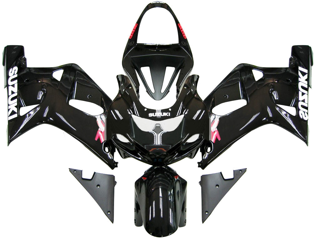 Fairings 2001-2003 سوزوكي GSXR 600 أسود GSXR