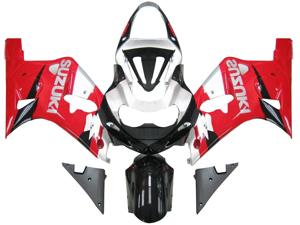 Fairings 2001-2003 Suzuki GSXR 600 Red & Silver GSXR  Generic